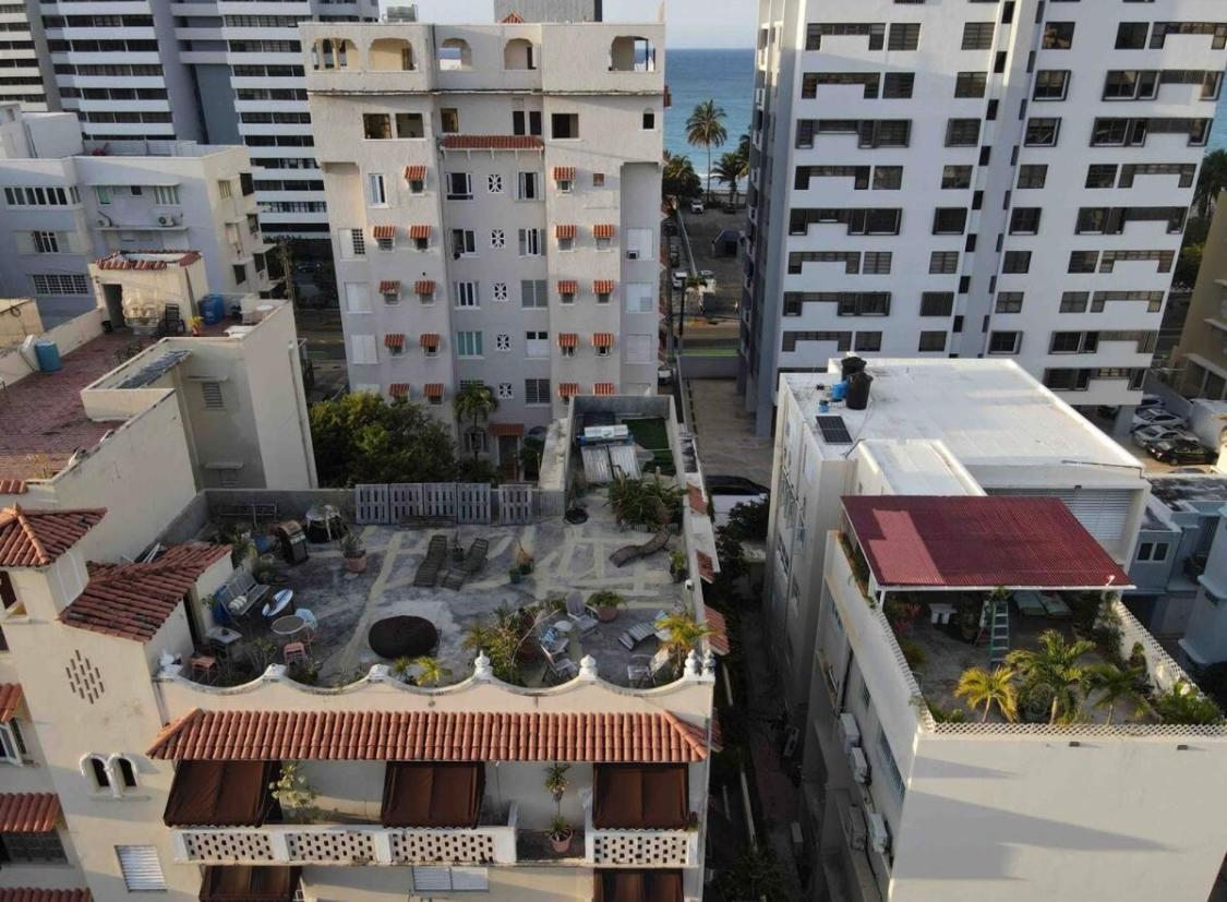 Fresh Tropical Colonial Style Walk-Up- Rooftop Terrace- Beach View San Juan Buitenkant foto